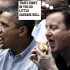 Obama Cameron hot dog