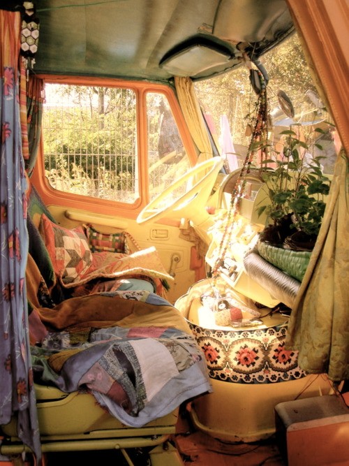 Hippie Van Inside