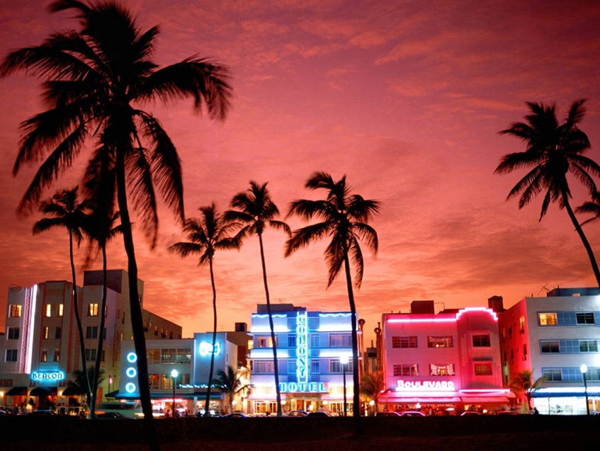 Miami neon lights