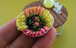miniature food p*rn meat cheese platter miniature food p*rn meat cheese platter