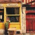 French restaurant rustic