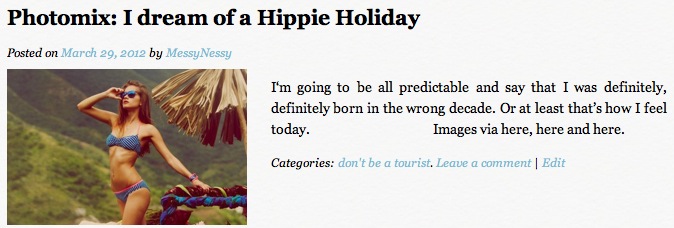 Hippie Holiday